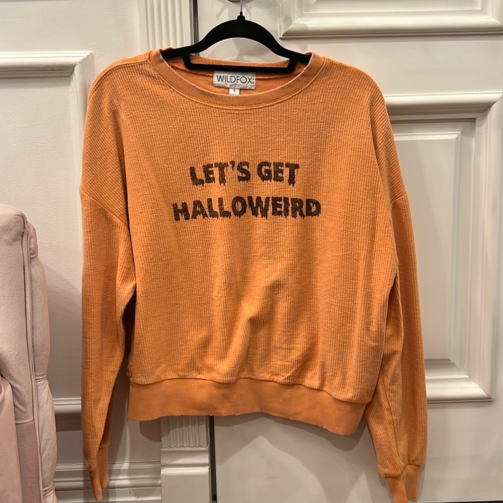 EUC Wildfox Halloween sweatshirt jumper Small